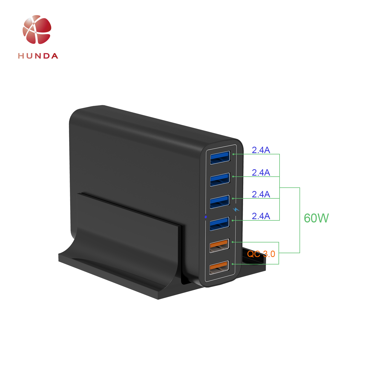 6 Ports Desktop Chargers-HDD10T - Buy 6 ports desktop chargers-HDD10T ...